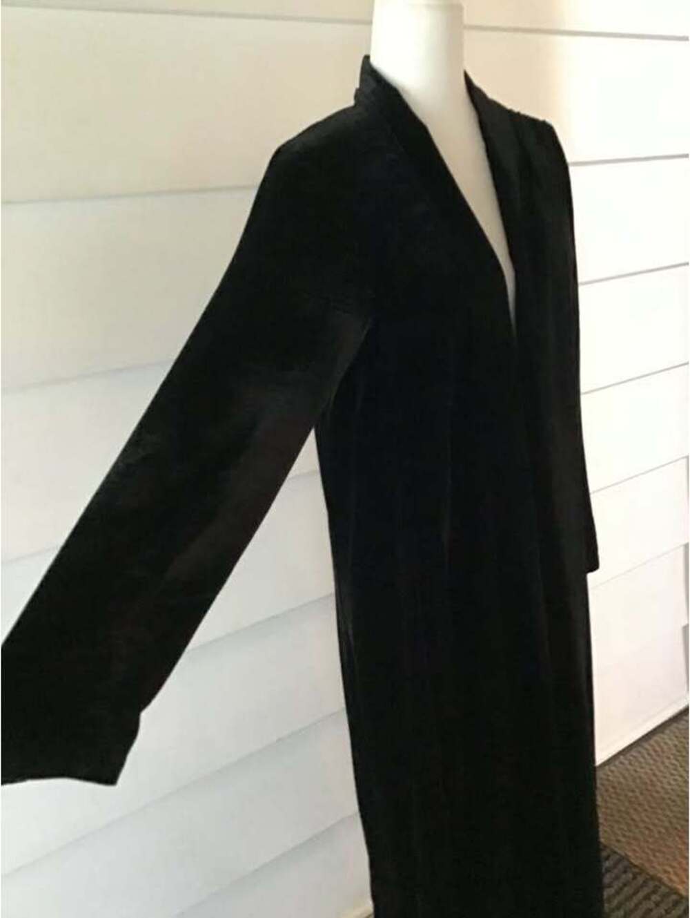 Medium Eileen Fisher Black Duster#303 - Picture 3 of 3